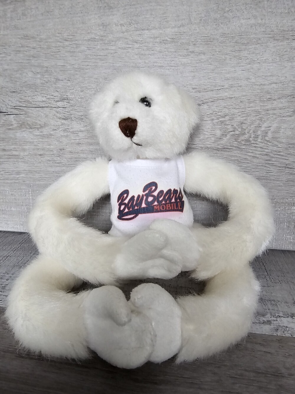 Bay Bears Mobile Monkey Plush Stuffed Animal White Baby Lovey Toy